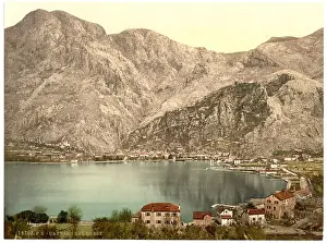 Cattaro: Cattaro, from the West, Dalmatia, Austro-Hungary