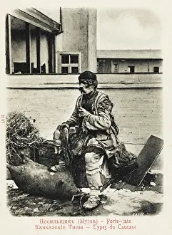 Dishevelled: Caucasian man, Russia - A carrier
