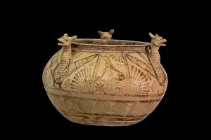 Gryphon: Cauldron, Heraklion Archaeological Museum, Crete, Greece