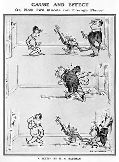 Dentists: Cause & Effect - dentist cartoon by H. M. Bateman