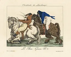 Gilet: Cavalcade at Longchamp racetrack