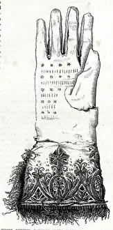 Royalist: Cavalier glove worn by Captain Lench at Worcester, 1651