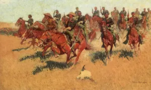 Remington: Cavalry Charge on the Southern Plains