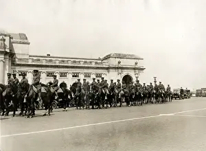 Morales: US cavalry escort for Preident Morales Washington 1925