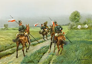 Hessian: CAVALRY PATROL FIRED ON