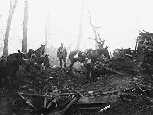 Reconnaisance: Cavalry reconnaisance party 1917