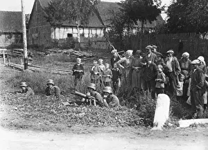 Troopers: Cavalry of the Reichswehr during a maneuver, 1930