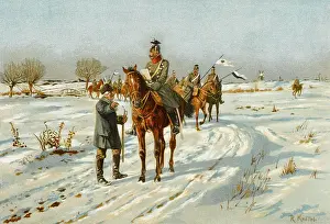 Inquire: CAVALRY IN SNOW