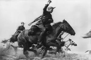 Lcgr1310: A Cavalry troop of the Red Army attacking the