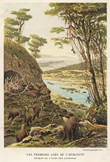 5000: Cave people fighting bears