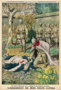 Cavell: CAVELL EXECUTED/1915