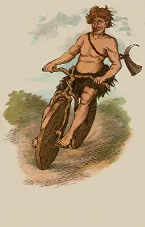 Composing: Caveman on Bicycle
