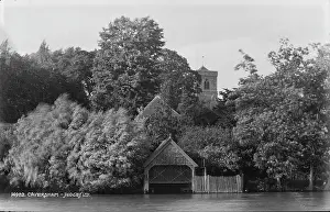 Berkshire: Caversham Riverside Scene