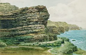 Filey: Caves at Filey Brigg, North Yorkshire