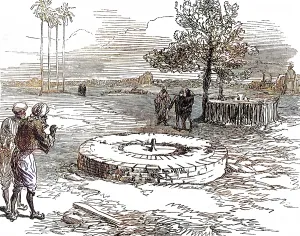 Cawnpore: The well at Cawnpore(Kanpur), 1860