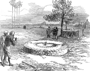 Massacred: The well at Cawnpore(Kanpur), 1860