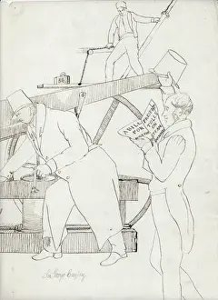 Goldsworthy: Cayley's Air Engine put up in the Brew House at Brompton