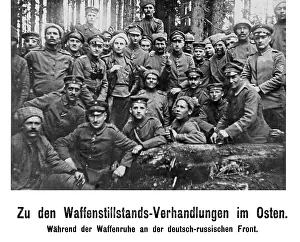 Kriegsende: Ceasefire at the German-Russian front, 1917