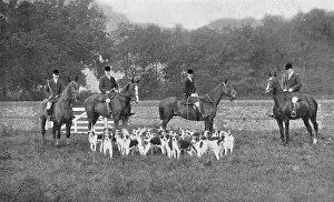 Autobiography: Cecil Aldin with his first pack of hounds