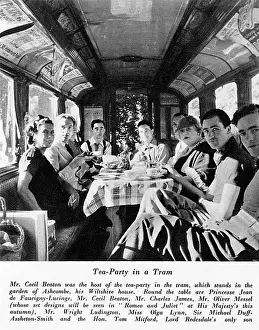 Princesse: Cecil Beaton's tea party in a tram
