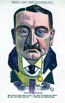 Translates: Cecil Rhodes Caricature