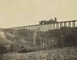 Lcgr1902: Cedar Creek Bridge as it was rebuilt by Union