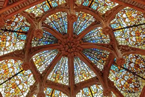 Granell: Ceiling, Administration Pavilion, Hospital de