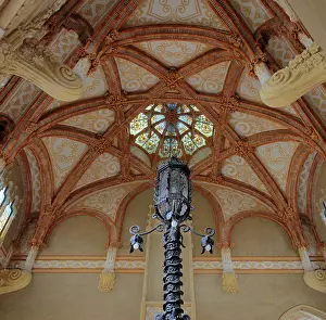 Granell: Ceiling, Administration Pavilion, Hospital de