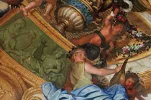 Maincy: Ceiling, Chamber of the Muses, Chateau de Vaux-le-Vicomte