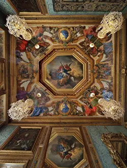 Maincy: Ceiling, Chamber of the Muses, Chateau de Vaux-le-Vicomte
