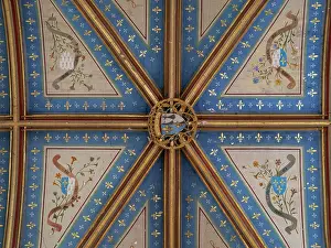 Bosse: Ceiling, Chapelle Saint-Calais, Chateau Royal de Blois