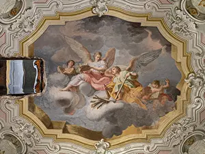 Ceiling fresco, Palazzo Butera, Palermo, Sicily, Italy