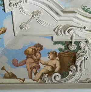 Tiepolo: Detail of the ceiling frescoes