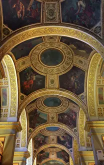 Assemblee: Ceiling frescoes by Delacroix, Library of the