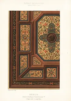 Ernst Ewald: Ceiling in the Friedrichstrasse 77 department store, Berlin
