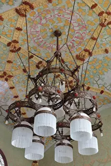 Linstitut: Ceiling and light, Dining room, Institut Pere