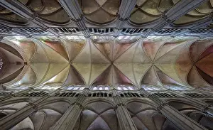 Clerestory: Ceiling, Nave, Bourges Cathedral, Bourges, Centre