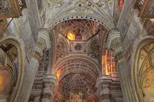 Hieronymite: Ceiling, Nave, Monasterio de San Jeronimo, Granada