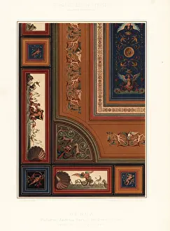 Ernst Ewald: Ceiling painting in the Palazzo Andrea Doria