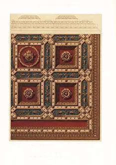 Ernst Ewald: Ceiling in the Palace of the Chancellery, Rome