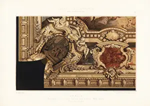 Ernst Ewald: Ceiling in the former Palais Creutz, Berlin, 18th century