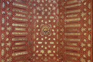 Comares: Ceiling, Patio of the Gilded Room, Alhambra, Granada