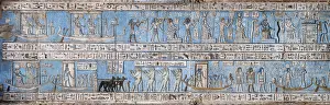Pronaos: Ceiling Relief - Pronaos, Temple of Hathor, Dendera Complex