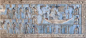 Phases: Ceiling Relief - Pronaos, Temple of Hathor, Dendera Complex