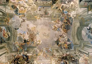 Trompe: Ceiling of San Ignazio, Rome