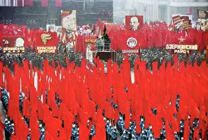 Kuzmin: Celebration of 71st anniversary of October revolution, 1988