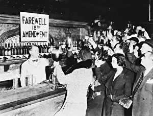 Beverages: Celebration of the adoption of the 18th Constitutional amend