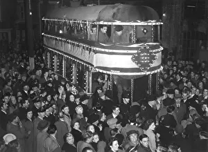 Queues: Celebration of the journey of the last tram in Southampton