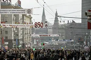 Festivities: Celebration of Moscow's 850th Anniversary