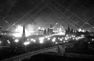 Firework: Celebration of the Victory Day in Moscow